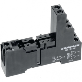 8-1415035-1, RT78724 Relay socket 1-pole, Schrack / TE