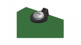 WSP-M2.3, 21 Series PCB Screw Spacer POM Black, CamdenBoss