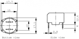 RN112-0,4/02, Inductor, radial 39 mH (2x) 0.4 A (2x), Schaffner