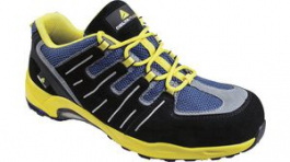 XR302SPNJ42, Suede Trainer Size 42 Black / Yellow, Delta Plus