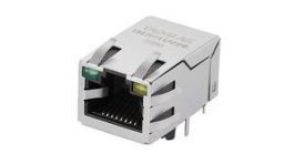TMJ1011ABNL, Industrial Connector, 10/100 Base-T, RJ45, Socket, Right Angle, Ports - 1, Contacts - 8, Taoglas