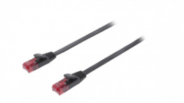 VLCP85215B30, Patch cable CAT6 UTP 3 m Black, Valueline