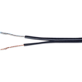 203 709 11, Stranded wire 0.50 mm2 18 x diam. 0.10 mm black PVC Dual, Bedea