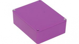 1590BBSPR, Diecast Stomp Box, Aluminium, Purple, 94 x 120 x 42 mm, Hammond