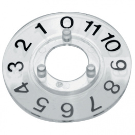 46-21010, Disk 21 mm transparent, RITEL