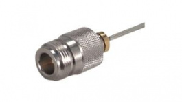 21 N-50-3-11/133 NE, RF Connector, N-Type, Brass, Socket, Straight, 50Ohm, Soldering Terminal, Huber+Suhner