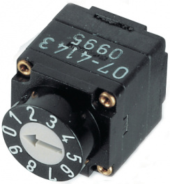 07-4133, PCB coding switch BCD 3+3, ELMA