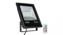 143755, LED Floodlight with Remote 60W RGBW Black, Bailey
