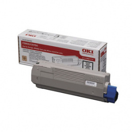 43865724, Toner black, Oki