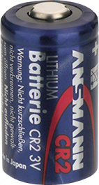 CR2, Photo Battery Lithium Manganese Dioxide 3 V 850 mAh, Ansmann