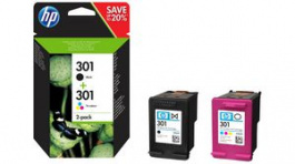 N9J72AE, Ink Cartridge 301 Black/Cyan, Magenta, Yellow, HP