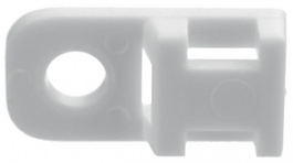 CTAM1-PA66-WH [100 шт], Cable Tie Mount 4.6 mm White Nylon 66 Pack of 100 pieces, HellermannTyton