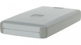 13121.30, Remote Control Case 1 Pushbutton 71.5x39.5x11mm Light Grey / White Plastic, Teko