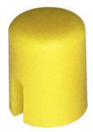 RND 210-00220, Cap yellow round 4.5x5.5 mm, RND Components