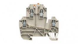 1247290000, Test Disconnect Terminals, 690V, 24A, 4 Poles, 2.5mm\x1a, Screw, Dark Beige, Weidmuller