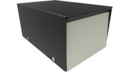 1454F, Metal Instrument Case, Black / Grey, Steel, 1454, Hammond