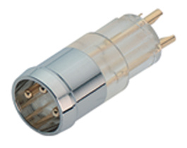 09-3411-00-03, Panel-mount plug, 768 series 3-pole Pole no. 3, Binder