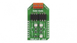 MIKROE-1899, Relay 2 Click Solid State Relay Module 3.3V, MikroElektronika