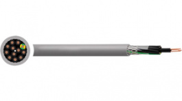 RND 475-00289 [50 м], Mains cable&nbsp;&nbsp; 4 x1.00 mm2 Copper shielded , 300/500 V grey, RND Cable