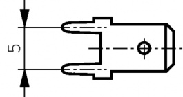 61-1536-11/0031, Faston-Tab Brass, Osterrath