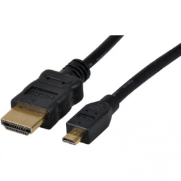 BB-632-2, HDMI - Micro HDMI cable m - m 2 m Black, Maxxtro