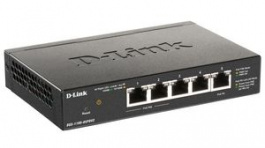 DGS-1100-05PDV2, PoE Switch, Managed, 1Gbps, 18W, RJ45 Ports 5, PoE Ports 2, D-Link