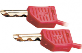 LK 4-B 025CM BLUE, Test lead diam. 4 mm Blue 25 cm 1 mm2 CAT I, Staubli (former Multi-Contact )