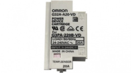 G32A-A20-VD DC5-24, Replacement Cartridge, 20 A, 19...264 VAC, Omron