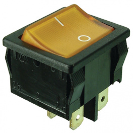 1805.7104, Rocker switch 2P 10 A 250 VAC, Marquardt