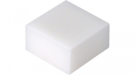 AT4059B, Cap, Square, white, 12.0 x 12.0 x 6.3 mm, NKK Switches (NIKKAI, Nihon)
