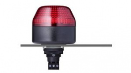 802522405, LED Signal Beacon, Multi-Strobe, Red, 24VAC / DC, Panel Mount, ICL, Auer Signal