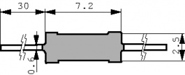 H826K7BDA, Резистор 26.7 kΩ 0.125 W ± 0.1 %, TE connectivity