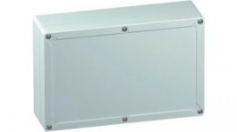 10041201, Plastic Enclosure Without Knockout, 252 x 162 x 90 mm, ABS, IP66/67, Grey, Spelsberg