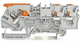 2104-5301, Terminal block, Push-In, 3 Poles, 1.5 ... 4mm², Wago