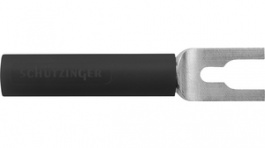 LB 4-KS Ni / 9 / SW, Laboratory socket diam. 4 mm Black CAT II, Schutzinger