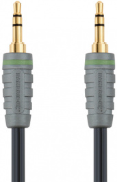 BAL3301, Audio cable 1 m Black, Bandridge