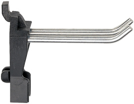 CLIP 2-60 [3 шт], Double hook, Raaco