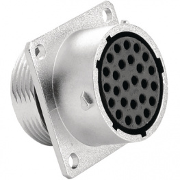 RT0016-26SNH, Square flange receptacle 26P, Amphenol
