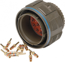 D38999/26WE06PN, Cable plug 17-6 6P, Amphenol