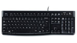 920-002490, Keyboard, K120, GR Greece, USB, Cable, Logitech
