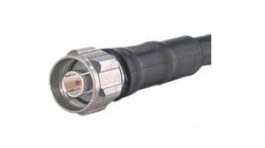 23002543, RF Connector, N-Type, Brass, Plug, Straight, 50Ohm, Crimp Terminal, Huber+Suhner