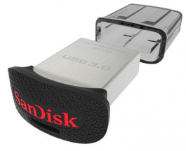 SDCZ43-016G-G46, USB Stick Ultra Fit USB 3.0 16 GB black, Sandisk