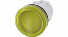 3SU10016AA300AA0, SIRIUS Act Indicator Lamp Front Element Plastic, Yellow, Siemens