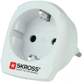 1.500205, Single Travel Adapter for Switzerland, SKross