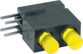 1801.7736, PCB LED 3 mm round yellow/yellow, Mentor