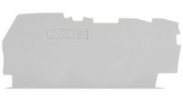 2102-1391, End Plate, Grey, 72.2 x 33mm, PU%3DPack of 25 pieces, Wago