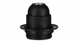 141120, Lamp Holder E27 Plastic 54mm Black, Bailey