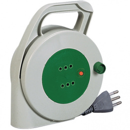 01.203, Extension Cable Reels, Plastic, Italy 10 m 2P+T 10 A, FME Fanton