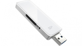 SP128GBLU3Z30V1W, USB Stick SP xDrive Z30 128 GB White, Silicon Power