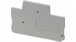 3212471, End plate, grey, Phoenix Contact